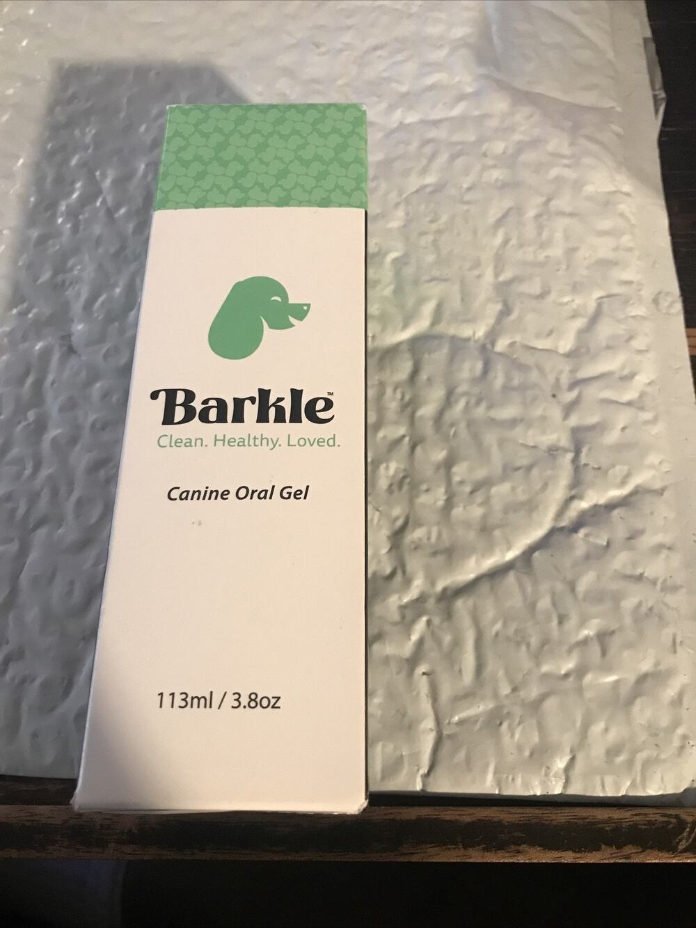 Barkle Canine Dog Oral Gel 3.8 oz Plaque Odor Healthy Gums Teeth + Applicator